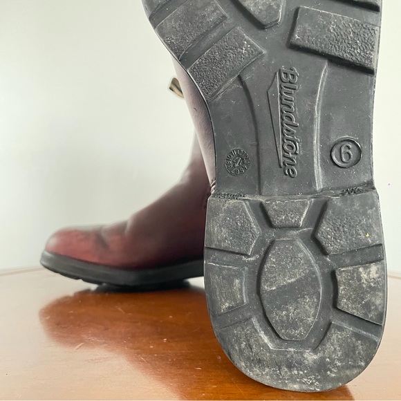 Blundstone Women's 1352 High Top Rustic Brown Leather Chelsea Boots | AU 6 - Picture 7 of 8